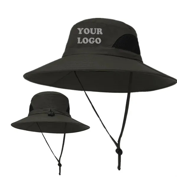 Unisex Fishing Sun Hat - Unisex Fishing Sun Hat - Image 4 of 7