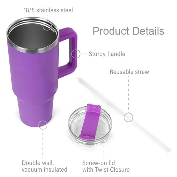 Falcon-S 40 oz Vacuum Travel Mug Best Priced. - Falcon-S 40 oz Vacuum Travel Mug Best Priced. - Image 11 of 12