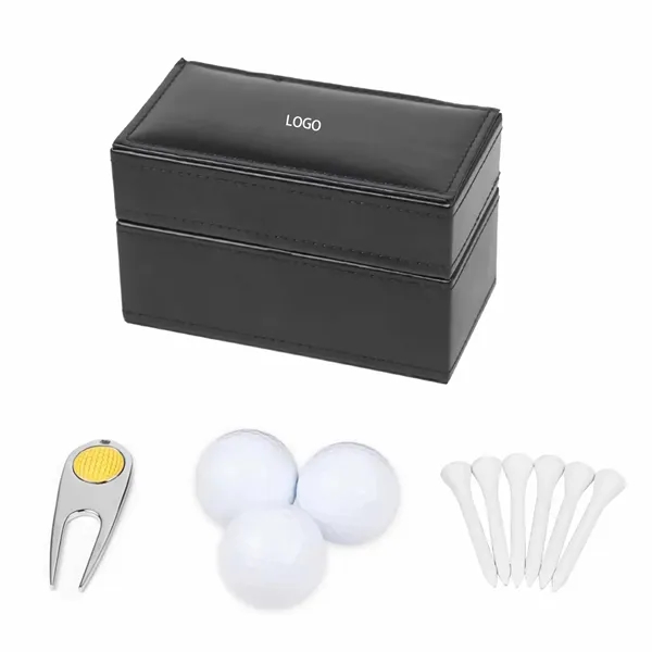 Golf Balls Tees Divot Tool Gift Set - Golf Balls Tees Divot Tool Gift Set - Image 1 of 3