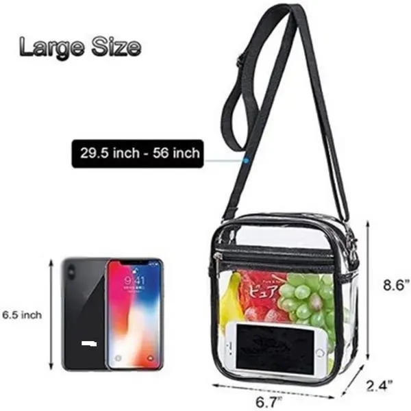 Clear Crossbody Bag - Clear Crossbody Bag - Image 2 of 2