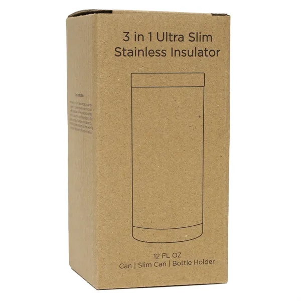 Ultra Slim 3 In 1 Stainless Insulator - Ultra Slim 3 In 1 Stainless Insulator - Image 3 of 3