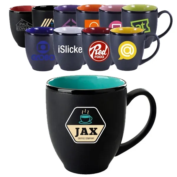 15 Oz Matte Black Out Color In Hilo Bistro Coffee Mug - 15 Oz Matte Black Out Color In Hilo Bistro Coffee Mug - Image 0 of 8