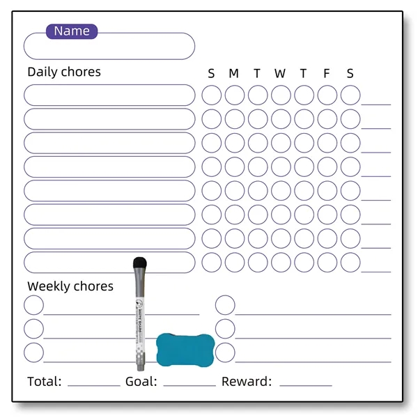 Magnetic Monthly Calendar - Magnetic Monthly Calendar - Image 4 of 5