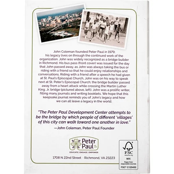 5" X 7" Perfect Paper Cover Notebook - 5" X 7" Perfect Paper Cover Notebook - Image 4 of 7