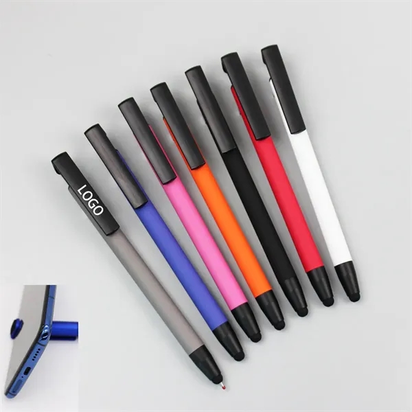 Metal Executive Stylus Pen W/ Phone Holder - Metal Executive Stylus Pen W/ Phone Holder - Image 0 of 1