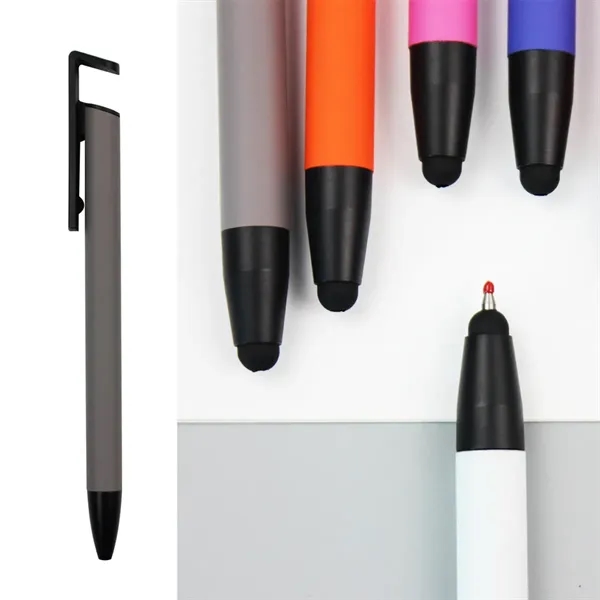Metal Executive Stylus Pen W/ Phone Holder - Metal Executive Stylus Pen W/ Phone Holder - Image 1 of 1