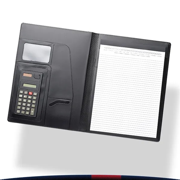 Akoc Calculator Leather Portfolios - Akoc Calculator Leather Portfolios - Image 1 of 3
