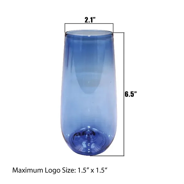 10 OZ Plastic Stemless Champagne Flute - 10 OZ Plastic Stemless Champagne Flute - Image 1 of 7