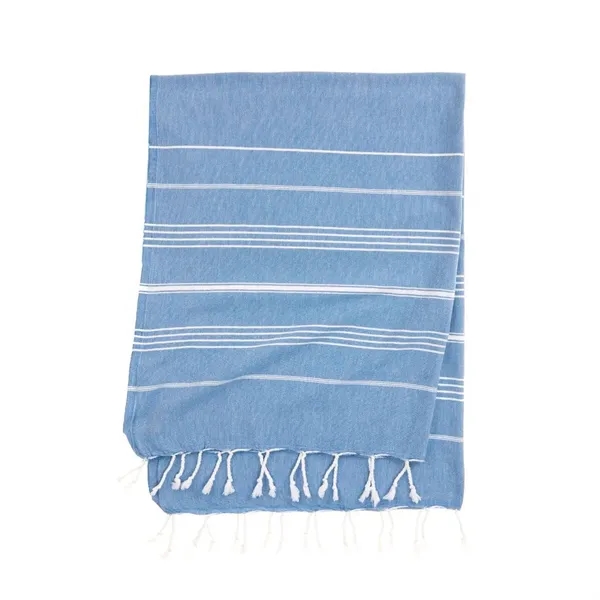 Striped Turkish Towel - Eco Cotton & RePET Recycled Fibers - Striped Turkish Towel - Eco Cotton & RePET Recycled Fibers - Image 14 of 59