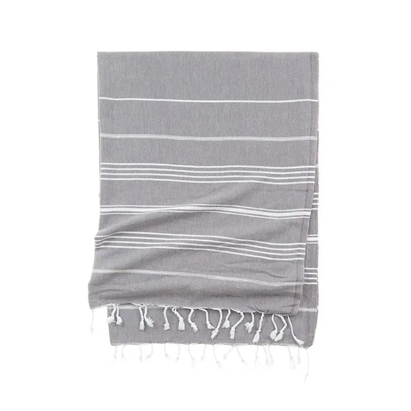 Striped Turkish Towel - Eco Cotton & RePET Recycled Fibers - Striped Turkish Towel - Eco Cotton & RePET Recycled Fibers - Image 1 of 59