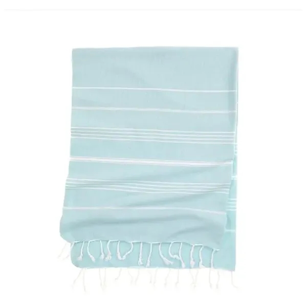 Striped Turkish Towel - Eco Cotton & RePET Recycled Fibers - Striped Turkish Towel - Eco Cotton & RePET Recycled Fibers - Image 15 of 59