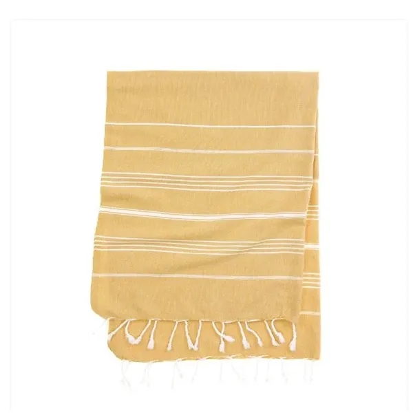 Striped Turkish Towel - Eco Cotton & RePET Recycled Fibers - Striped Turkish Towel - Eco Cotton & RePET Recycled Fibers - Image 17 of 59