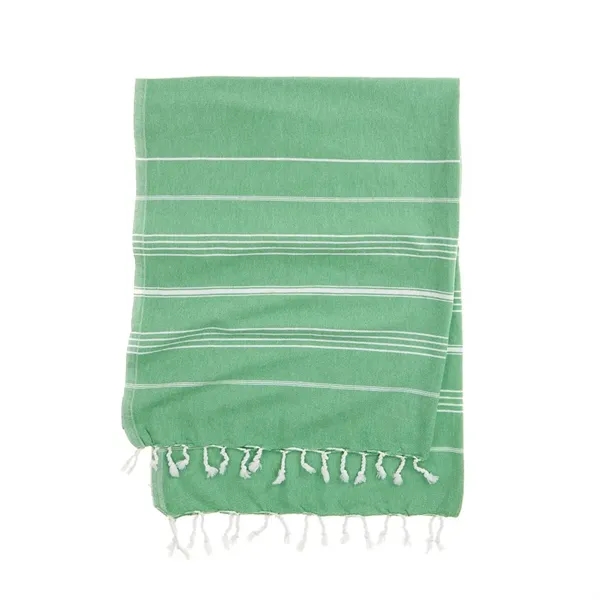 Striped Turkish Towel - Eco Cotton & RePET Recycled Fibers - Striped Turkish Towel - Eco Cotton & RePET Recycled Fibers - Image 18 of 59