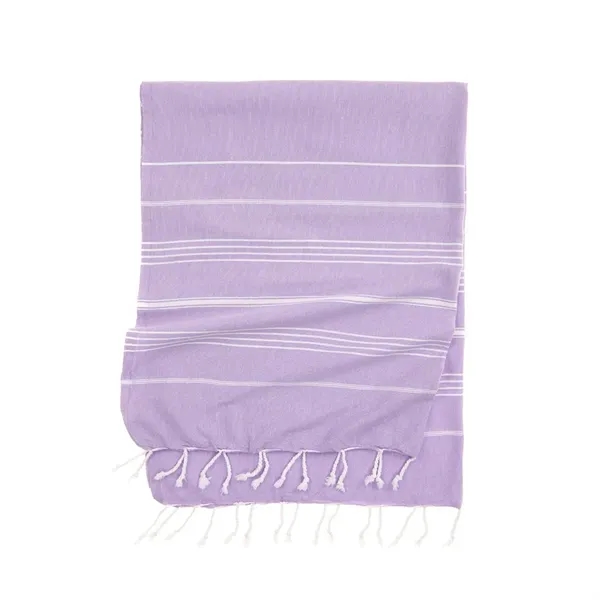 Striped Turkish Towel - Eco Cotton & RePET Recycled Fibers - Striped Turkish Towel - Eco Cotton & RePET Recycled Fibers - Image 19 of 59
