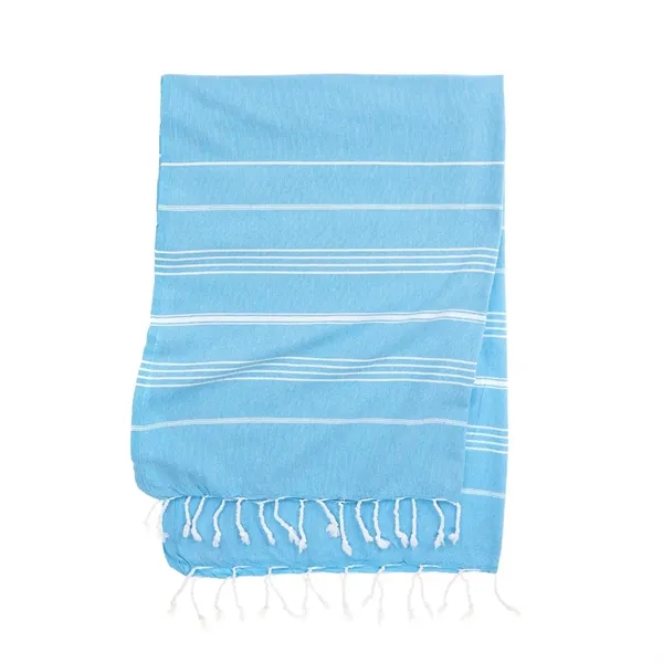 Striped Turkish Towel - Eco Cotton & RePET Recycled Fibers - Striped Turkish Towel - Eco Cotton & RePET Recycled Fibers - Image 25 of 59