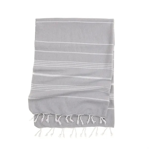 Striped Turkish Towel - Eco Cotton & RePET Recycled Fibers - Striped Turkish Towel - Eco Cotton & RePET Recycled Fibers - Image 30 of 59