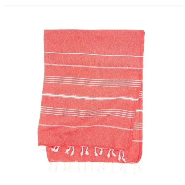 Striped Turkish Towel - Eco Cotton & RePET Recycled Fibers - Striped Turkish Towel - Eco Cotton & RePET Recycled Fibers - Image 33 of 59