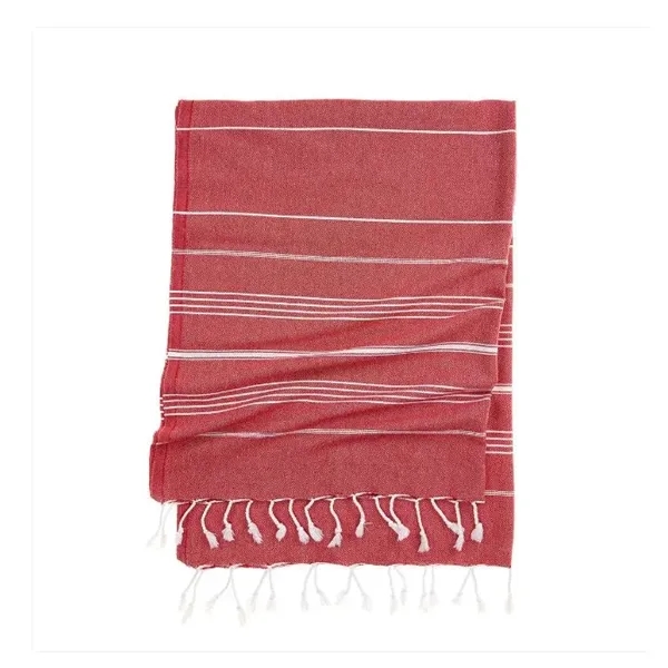 Striped Turkish Towel - Eco Cotton & RePET Recycled Fibers - Striped Turkish Towel - Eco Cotton & RePET Recycled Fibers - Image 38 of 59
