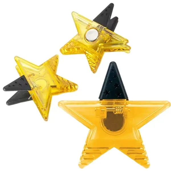 Star Magnetic Memo and Chip Clip - Star Magnetic Memo and Chip Clip - Image 4 of 7