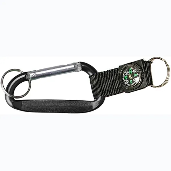 Monster Carabiner with Compass and Split Key Ring - Monster Carabiner with Compass and Split Key Ring - Image 3 of 5