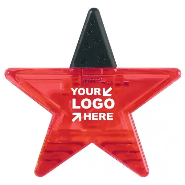 Star Magnetic Memo and Chip Clip - Star Magnetic Memo and Chip Clip - Image 5 of 7