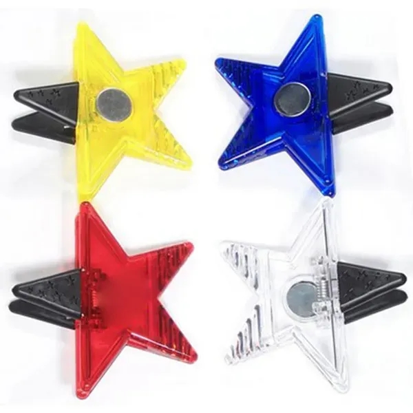 Star Magnetic Memo and Chip Clip - Star Magnetic Memo and Chip Clip - Image 6 of 7