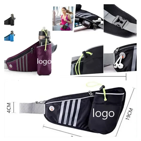 Quality Waist Bag With Bottle Holder - Quality Waist Bag With Bottle Holder - Image 0 of 4