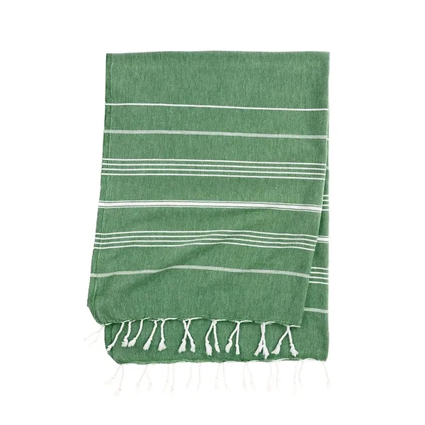 Striped Turkish Towel - Eco Cotton & RePET Recycled Fibers - Striped Turkish Towel - Eco Cotton & RePET Recycled Fibers - Image 12 of 59