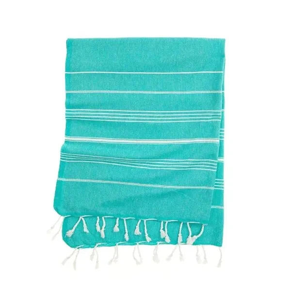 Striped Turkish Towel - Eco Cotton & RePET Recycled Fibers - Striped Turkish Towel - Eco Cotton & RePET Recycled Fibers - Image 10 of 59