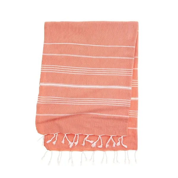 Striped Turkish Towel - Eco Cotton & RePET Recycled Fibers - Striped Turkish Towel - Eco Cotton & RePET Recycled Fibers - Image 43 of 59