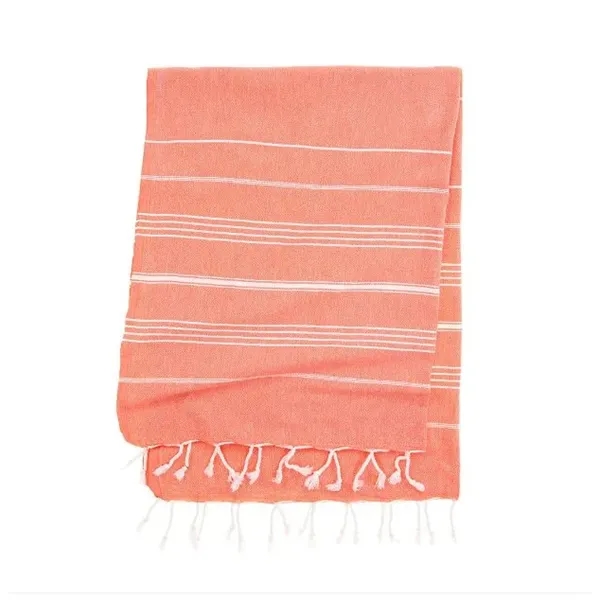 Striped Turkish Towel - Eco Cotton & RePET Recycled Fibers - Striped Turkish Towel - Eco Cotton & RePET Recycled Fibers - Image 5 of 59
