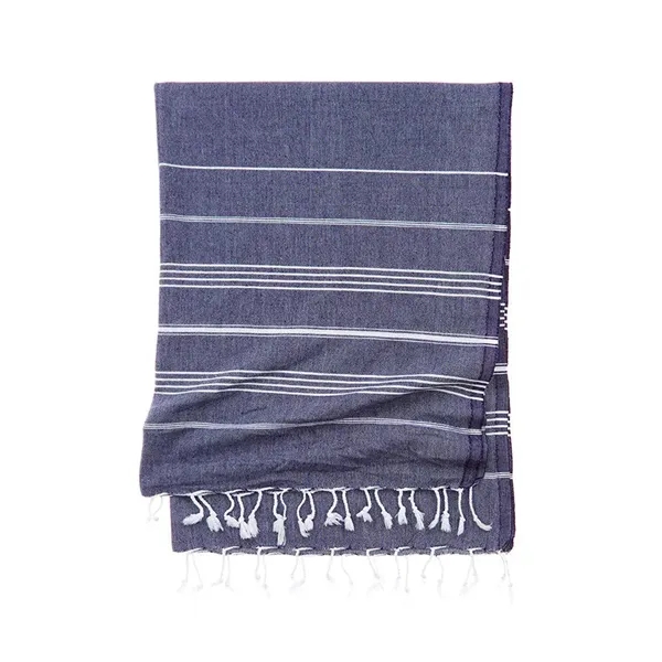 Striped Turkish Towel - Eco Cotton & RePET Recycled Fibers - Striped Turkish Towel - Eco Cotton & RePET Recycled Fibers - Image 6 of 59
