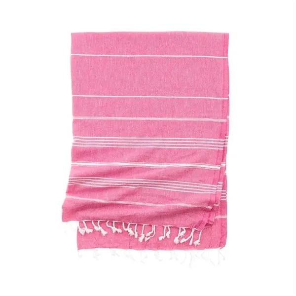 Striped Turkish Towel - Eco Cotton & RePET Recycled Fibers - Striped Turkish Towel - Eco Cotton & RePET Recycled Fibers - Image 7 of 59