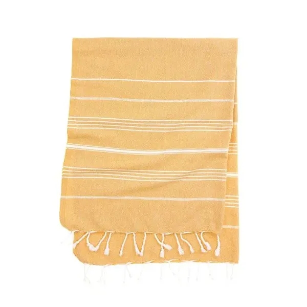 Striped Turkish Towel - Eco Cotton & RePET Recycled Fibers - Striped Turkish Towel - Eco Cotton & RePET Recycled Fibers - Image 3 of 59