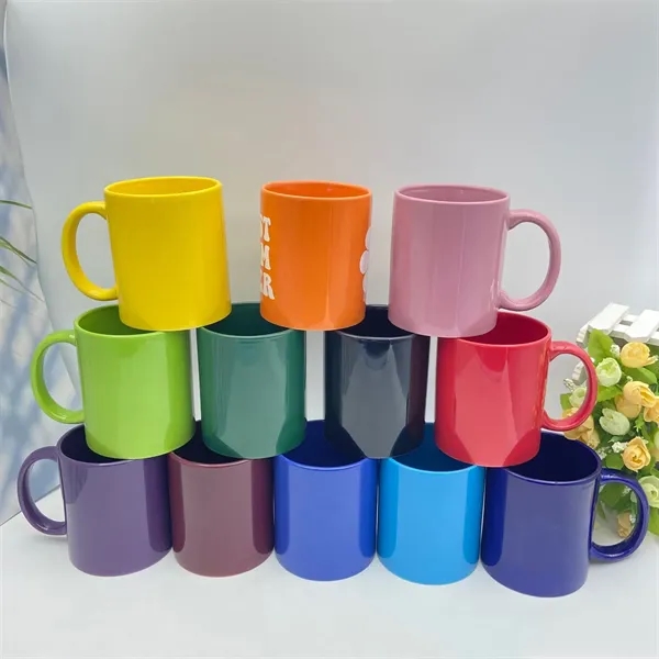 11Oz Ceramic Mugs Coffee Cups - 11Oz Ceramic Mugs Coffee Cups - Image 8 of 9