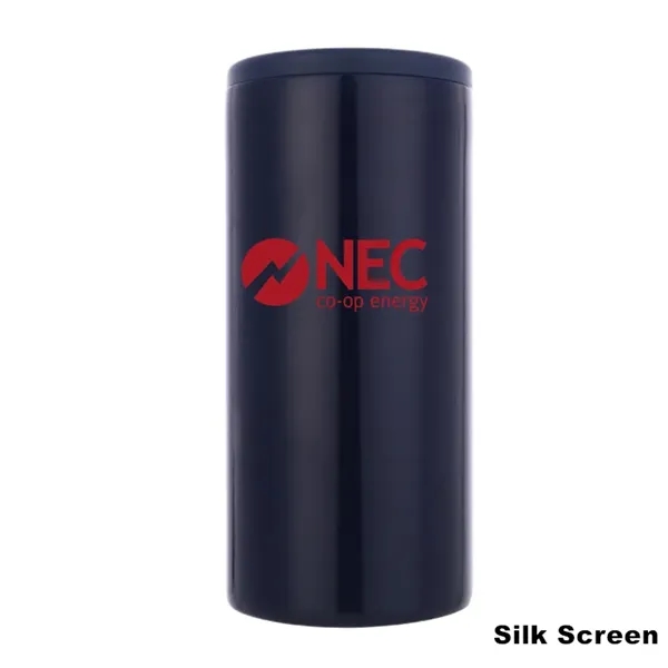 12 oz Sublimation Slim Skinny White Stainless Steel Can Cool - 12 oz Sublimation Slim Skinny White Stainless Steel Can Cool - Image 4 of 17