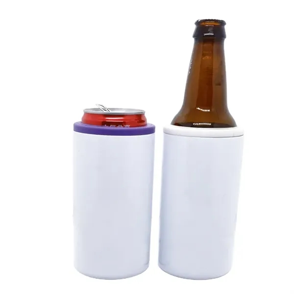 12 oz Sublimation Slim Skinny White Stainless Steel Can Cool - 12 oz Sublimation Slim Skinny White Stainless Steel Can Cool - Image 16 of 17