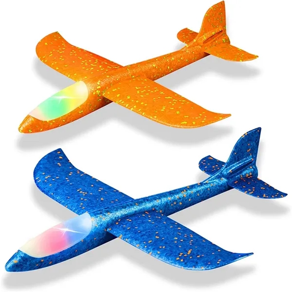 17.5" LED Throwing Foam Plane - 17.5" LED Throwing Foam Plane - Image 0 of 3