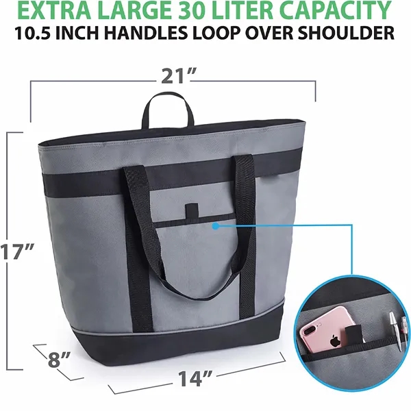 Convertible Tote Insulated Bag Backpack - Convertible Tote Insulated Bag Backpack - Image 3 of 4