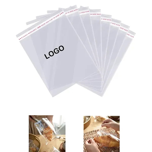 Clear Resealable Cellophane Bags - Clear Resealable Cellophane Bags - Image 0 of 5