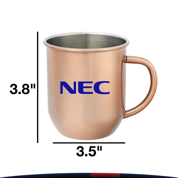16 oz. Copper Coated Coffee Mugs - 16 oz. Copper Coated Coffee Mugs - Image 2 of 3