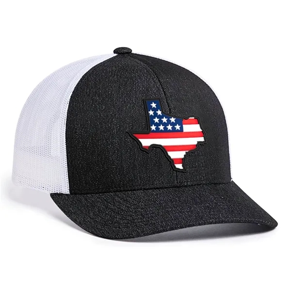 Heather Trucker Snapback Cap - Heather Trucker Snapback Cap - Image 4 of 5