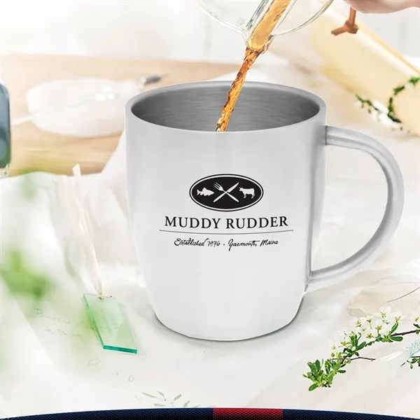 10 oz. Stainless Steel Travel Mugs - 10 oz. Stainless Steel Travel Mugs - Image 1 of 3