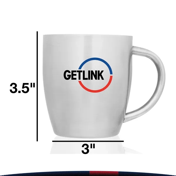 10 oz. Stainless Steel Travel Mugs - 10 oz. Stainless Steel Travel Mugs - Image 2 of 3