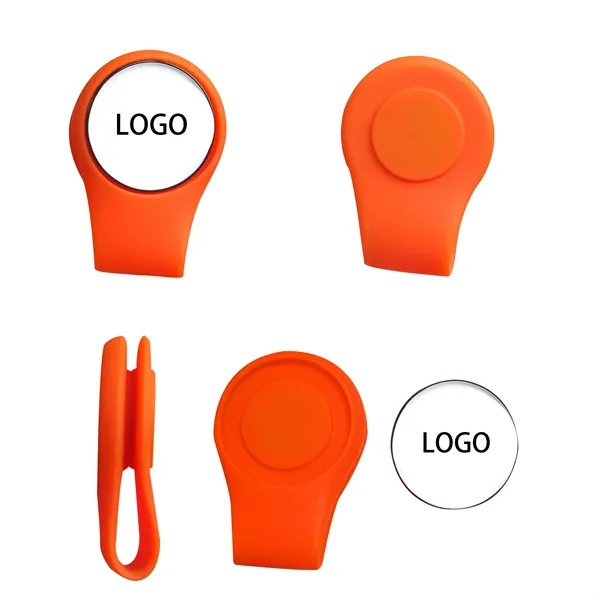 Silicone Magnetic Golf Hat Clip - Silicone Magnetic Golf Hat Clip - Image 0 of 2