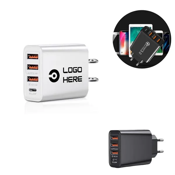 Multi-Usb Port Travel Charger - Multi-Usb Port Travel Charger - Image 0 of 1