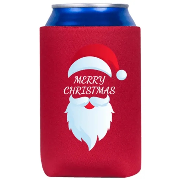 Custom Print Christmas Can Cooler - Custom Print Christmas Can Cooler - Image 0 of 1
