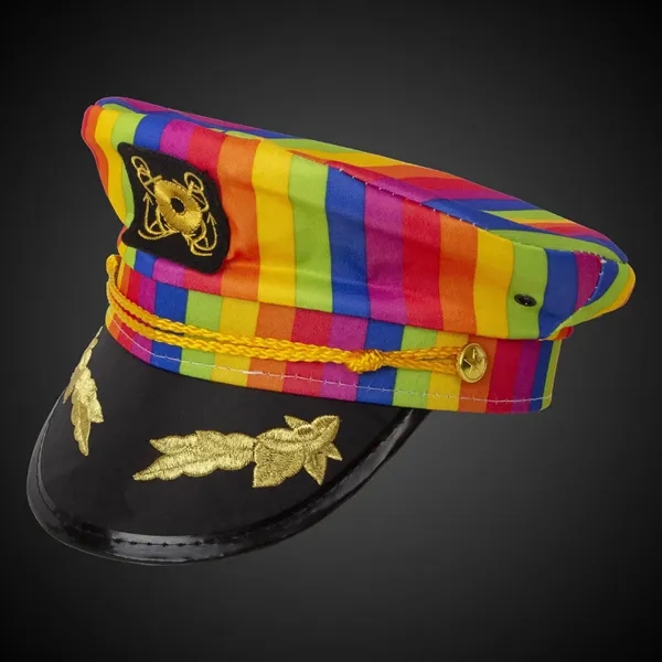Pride Yacht Captain Hat - Pride Yacht Captain Hat - Image 2 of 2