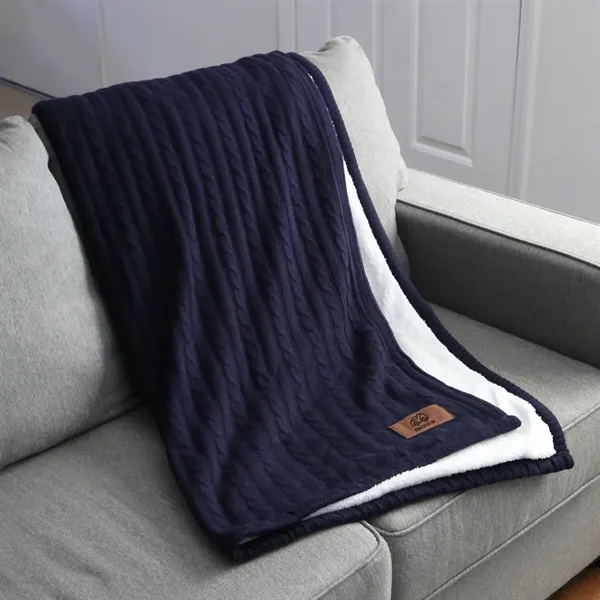 Sweater Weather Sherpa Blanket W/ Pillowcase - Sweater Weather Sherpa Blanket W/ Pillowcase - Image 2 of 8