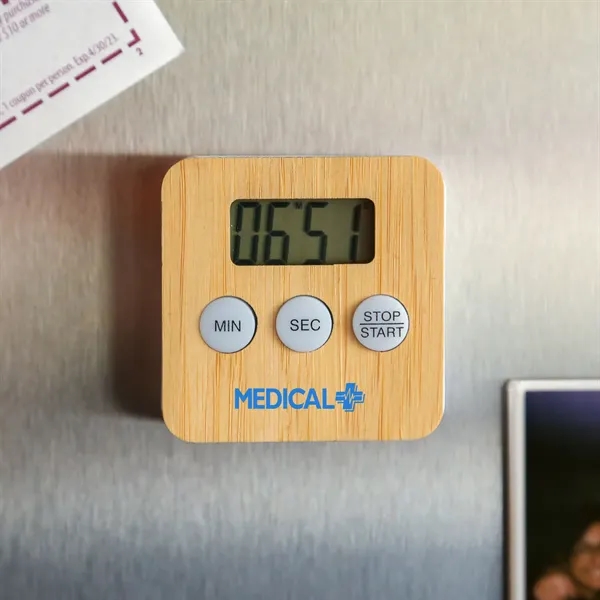 Custom Chun Bamboo Digital Timer
